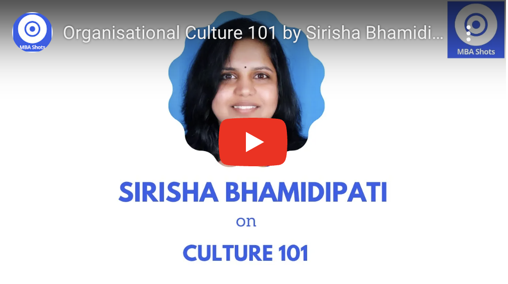 Culture 101 : Sirisha B