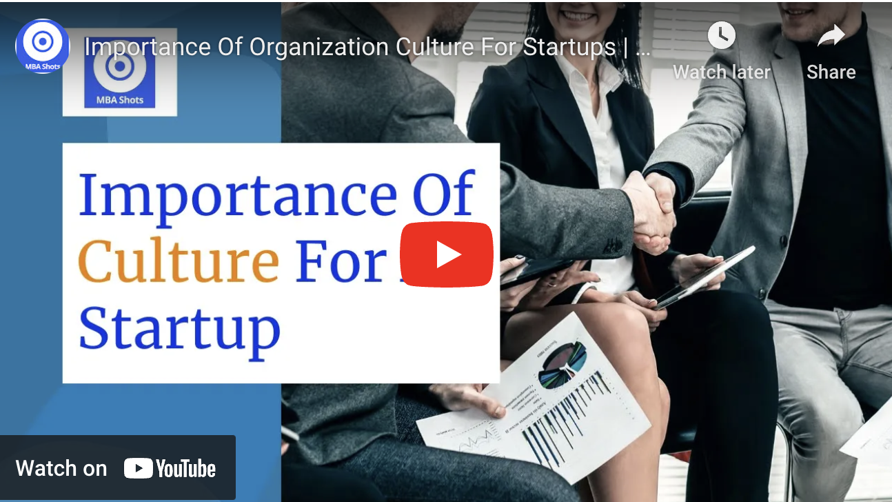 Importance Of Organization Culture For Startups – Sirisha