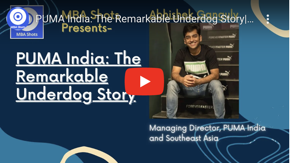 PUMA India: The Remarkable Underdog Story : Abhishek Ganguly